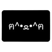 Kat met poten euticon ฅ^ ・ ع・ Japanse Kaomoji Magneet (Horizontaal)