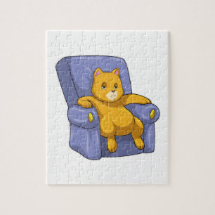 Kat met Sofa Legpuzzel