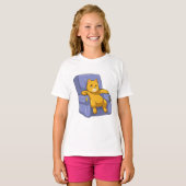 Kat met Sofa T-shirt (Voorkant volledig)