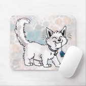 Kat met Speelgoed Mouse Mousepad Muismat (Met muis)