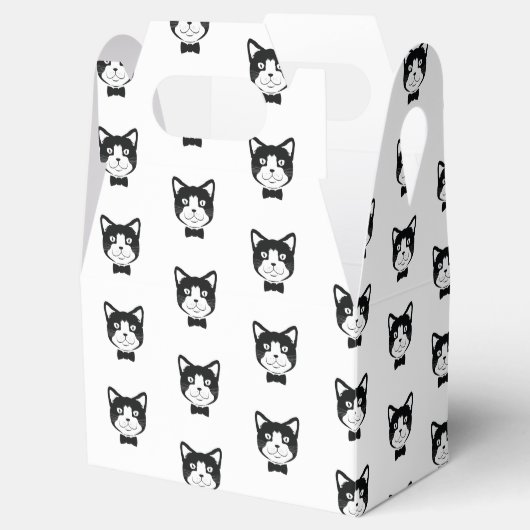 Kat met Stropdas Bedankdoosjes (Geopend)