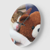 Kat met Teddy Grote Klok (Hoek)