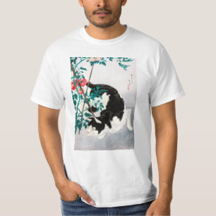 Kat met Tomato Plant (1931) van Hiroaki Takahashi T-shirt