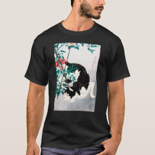 Kat met Tomato Plant (1931) van Hiroaki Takahashi T-shirt