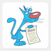 Kat met veeleisende Sticker (Voorkant)