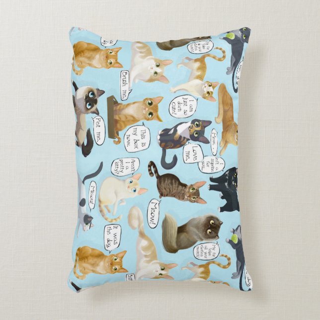 Kat Mewsings Pillow Accent Kussen (Voorkant(Verticaal))
