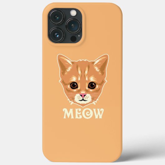 Kat Miauw Case-Mate iPhone Case (Achterkant)