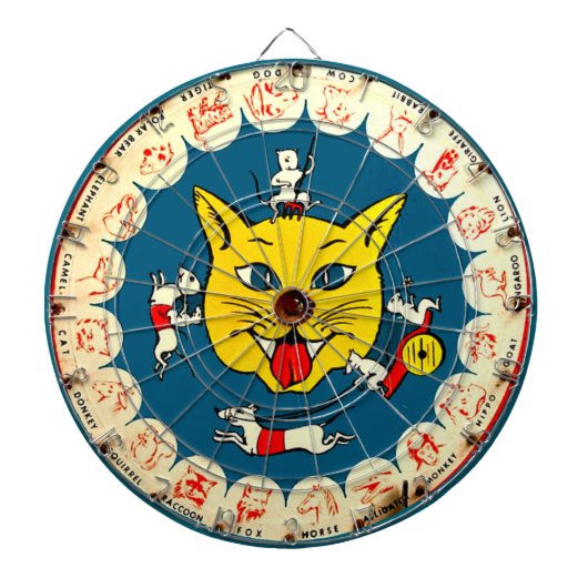  Kat Mice Speelgoed Dart Game Kinder Room Dartbord (Voorkant)