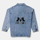 Kat Moeder Denim Jas Jacket (Achterkant)