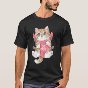 Kat Moeder Grafisch Kat Eigenaar Kat Trainer Kat   T-shirt