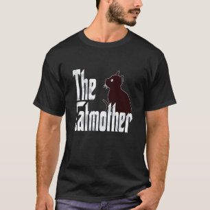Kat Moeder Katmoeder Kraai Zwarte Kat Moeder Kitty T-shirt