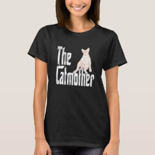 Kat Moeder Katmoeder Lui Sphynx Kat Moeder Kitten T-shirt