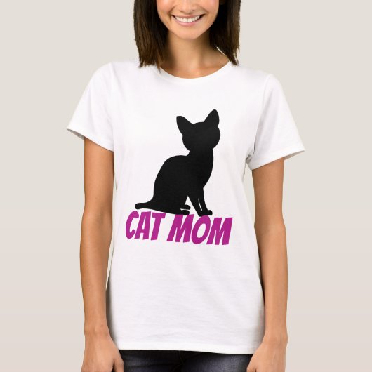 KAT MOEDER KITTEN T-SHIRTS SCHATTIGE (Voorkant)
