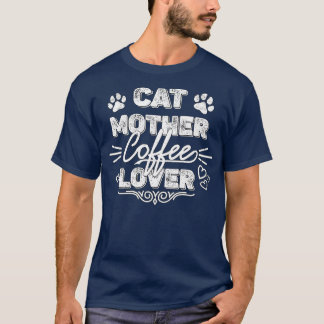 Kat Moeder Koffie Lover 191 T-shirt