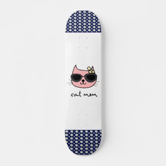 KAT MOEDER MEISJES SKATEBOARD DECK (Voorkant)