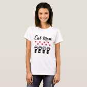 Kat Moeder Paws T-shirt (Voorkant volledig)