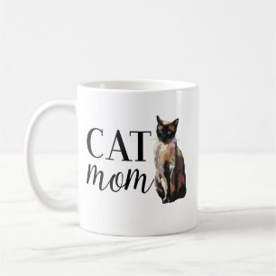 Kat Moeder Siamese Kat Koffiemok