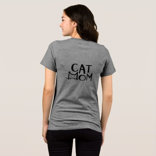 kat moeder t-shirt (Achterkant volledig)