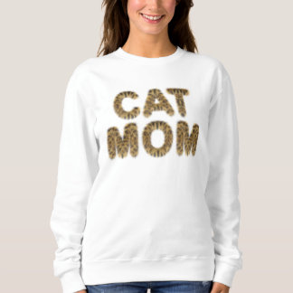 Kat moeder T-shirt kat bont tekst