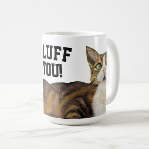 Kat mokkopje knuffel je koffiemok