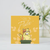 Kat Motivatie Feestdagenkaart (Staand voorkant)