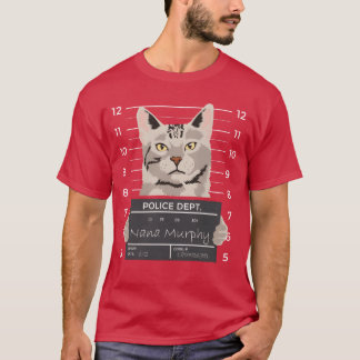 Kat Mugshot Kat Mam Gift vriend T-shirt