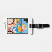 Kat Muis Beste Vrienden Fiets Custom Bagagelabel (Voorkant horizontaal)