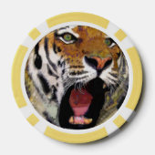 Kat naar Tiger Poker Chip (Achterkant)