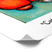 Kat Nap op oma's voorzitter Poster (Hoek)