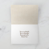 Kat Napping in Sunlight Denking You Feestdagen Kaart (Binnen)