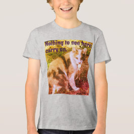 Kat niets te zien hier Tri-Blend shirt