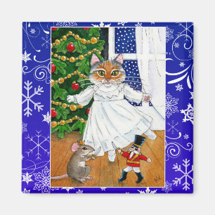 Kat, Nutcracker ballet, Kerstmis, muis Magneet