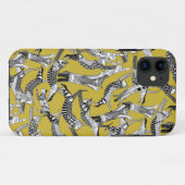 kat ochre gele Case-Mate iPhone case (Achterkant (horizontaal))