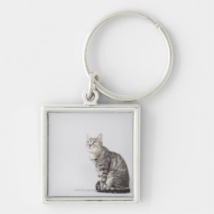 Kat omhoog sleutelhanger