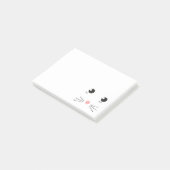 Kat-onderlijntekening Post-it® Notes (Schuin)