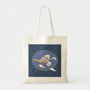 Kat onheilspatroon tote bag