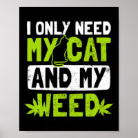 Kat onkruid ontwerp alleen nodig voor mijn kat en 
