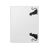 Kat ontwerp notitieblok (Gedraaid)