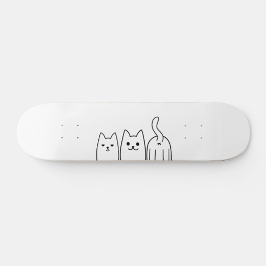 Kat ontwerp skateboard (Horizontaal)