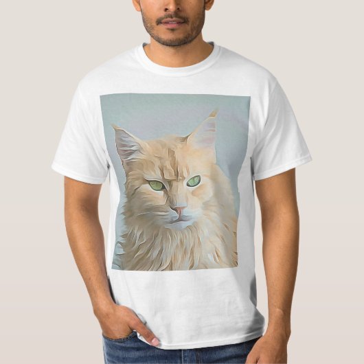 Kat ontwerp T-shirt (Voorkant)