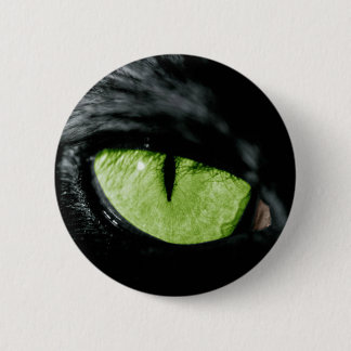 Kat oog ronde button 5,7 cm