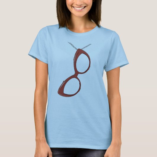 Kat-oogbril T-shirt (Voorkant)