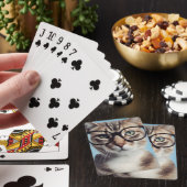 Kat-oorbril Pokerkaarten (Insitu)