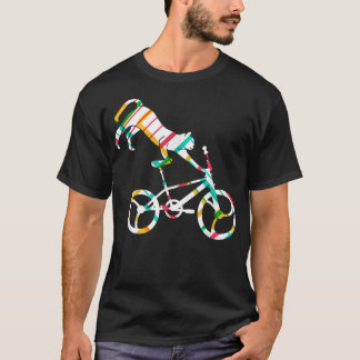 Kat op de fiets BMX Bike Kitten Lover Bike T-shirt