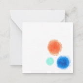 Kat op de fiets in Parijs Notitiekaartje (Achterkant)