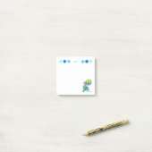 Kat op de fiets in Parijs Post-it® Notes (Op bureau)