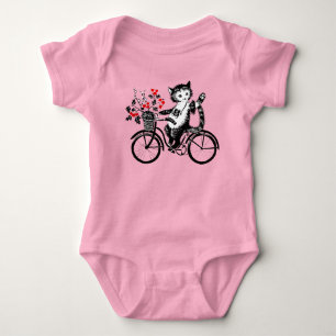  Kat op de fiets Romper