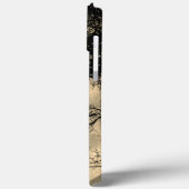 Kat op een draad Volle Maan Case-Mate iPhone Case (Achterkant / Links)