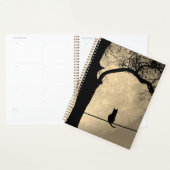 Kat op een draad Volle Maan Planner (Display)