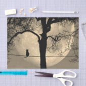 Kat op een draad Volle Maan Tissuepapier (Craft)